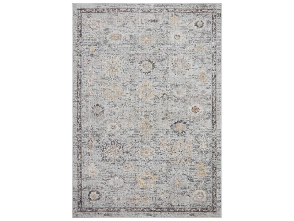 Monroe Bordered Power-Loomed Polypropylene Area Rug