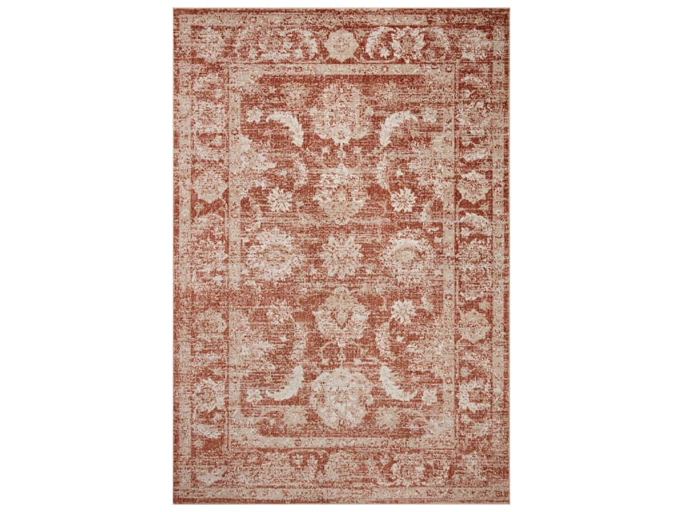 Odette Bordered Power-Loomed Area Rug