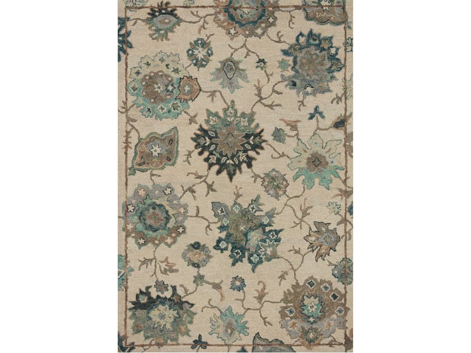 Padma Hand-Hooked Wool Runner Area Rug with Floral Design