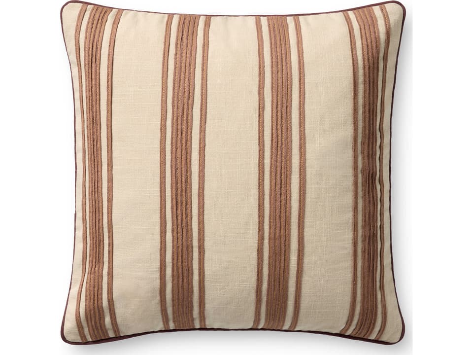 Chris Loves Julia Verona Chestnut Pillow