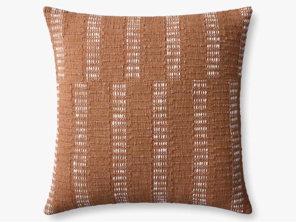 Rust Ivory 22" x 22" Pillow