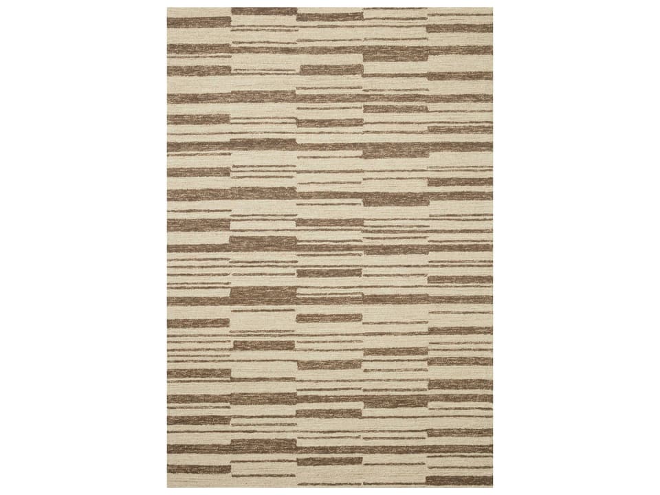 Polly Geometric Hand-Tufted Wool and Jute Area Rug