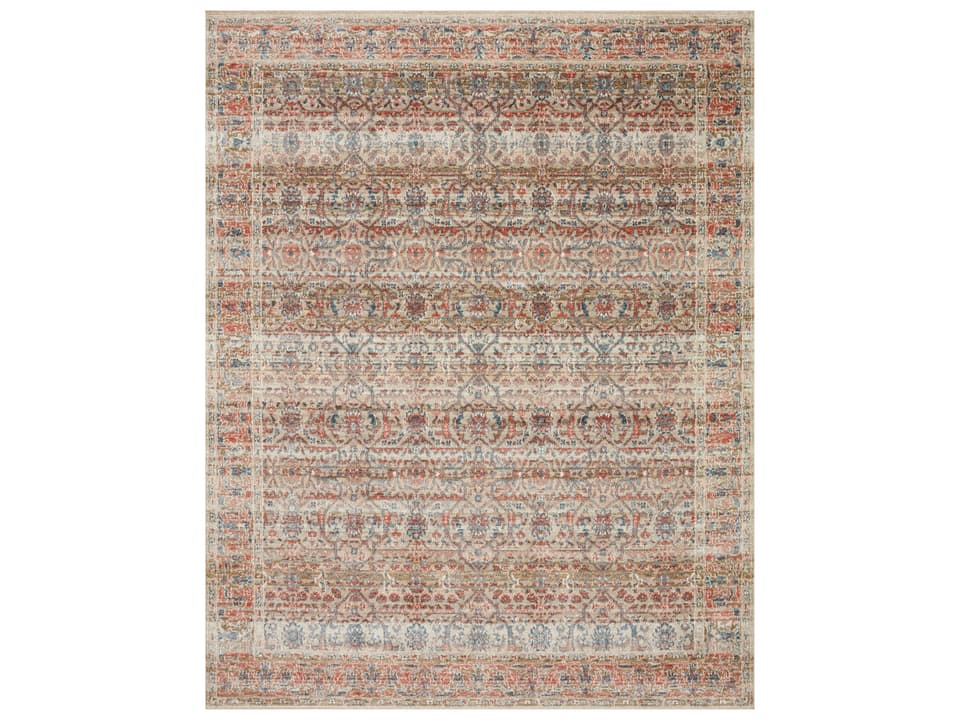 Saban Bordered Runner Area Rug Sand Rust Traditional Design