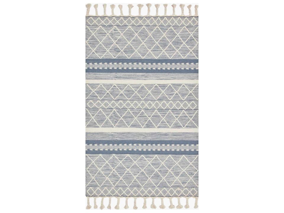 Sawyer Geometric Area Rug in Teal