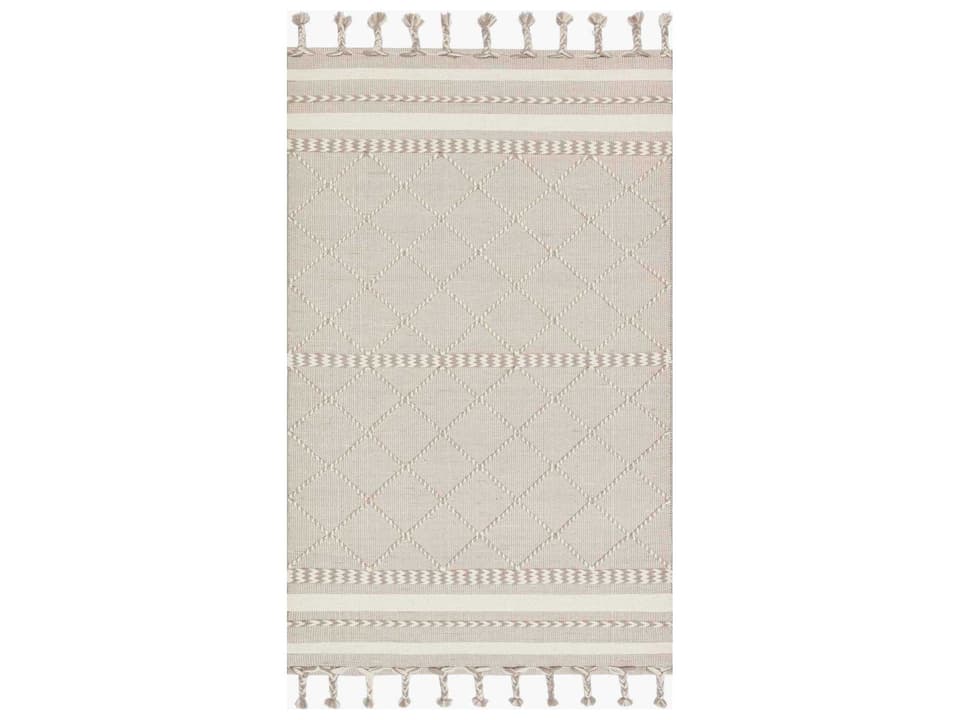 Sawyer Hand-Loomed Geometric Area Rug with Fringe