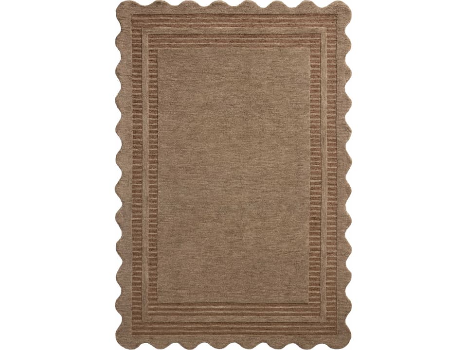 Scottie Collection Hand-Tufted Area Rug in Mocha Clay