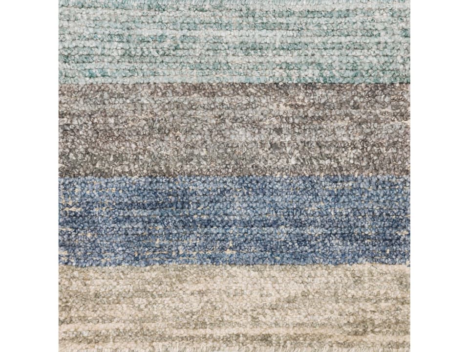 Serena Hand-Knotted Striped Area Rug