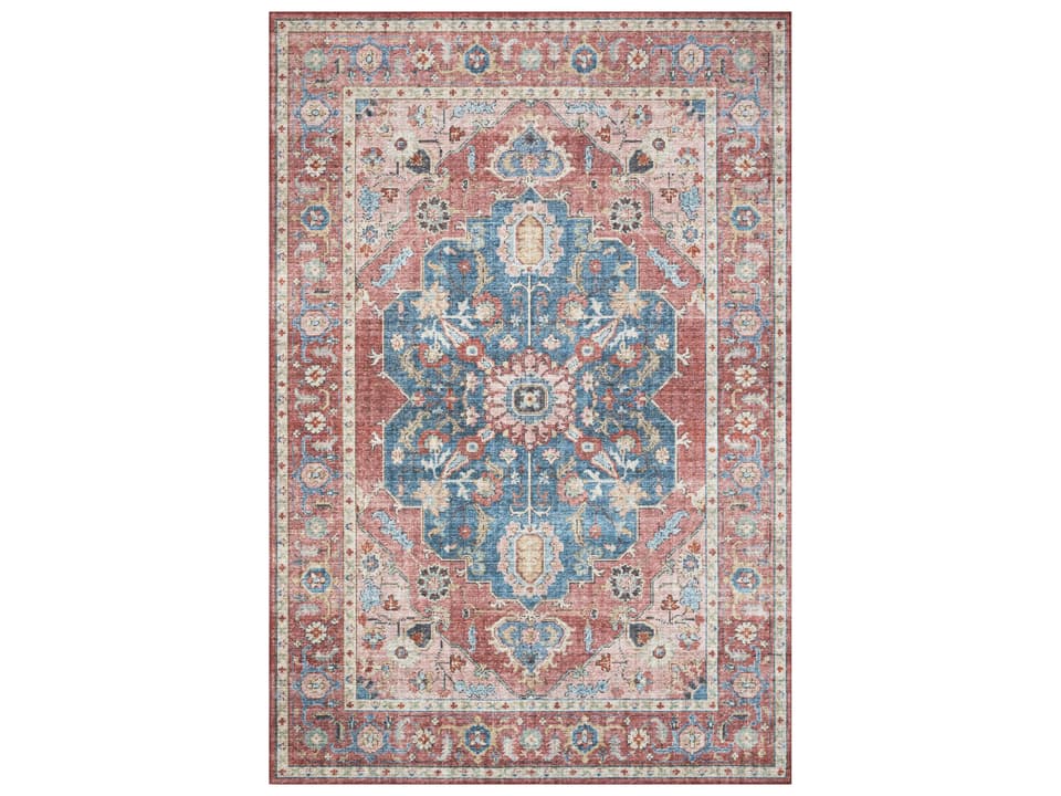 Skye Collection Bordered Area Rug