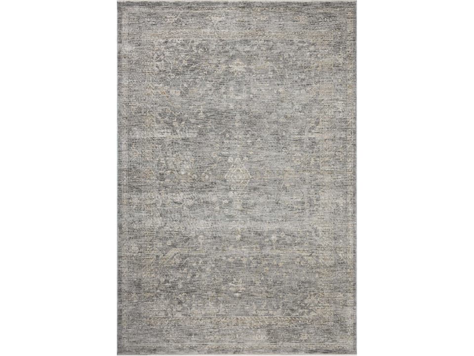 Tabitha Abstract Runner Area Rug in Stone and Natural