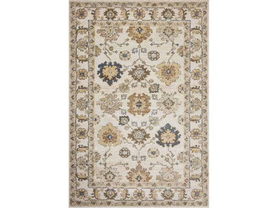 Tamryn Floral Pattern Power Loomed Area Rug