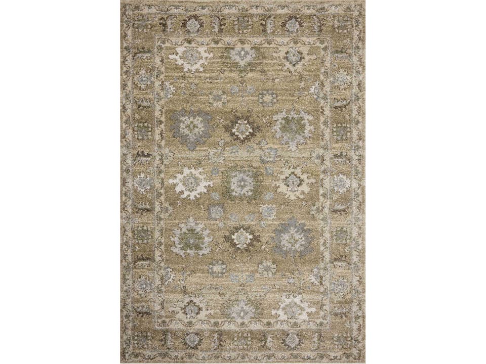 Tamryn Oriental Power-Loomed Area Rug in Sage Stone
