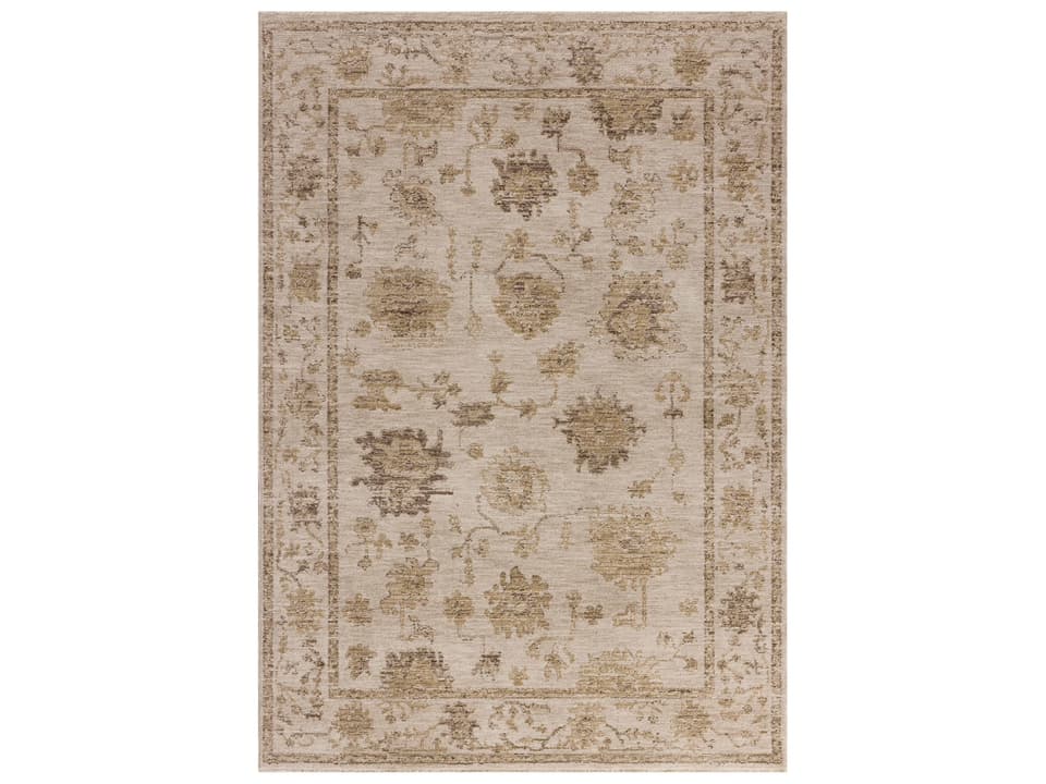Willa Floral Area Rug with Traditional Turkish Motifs