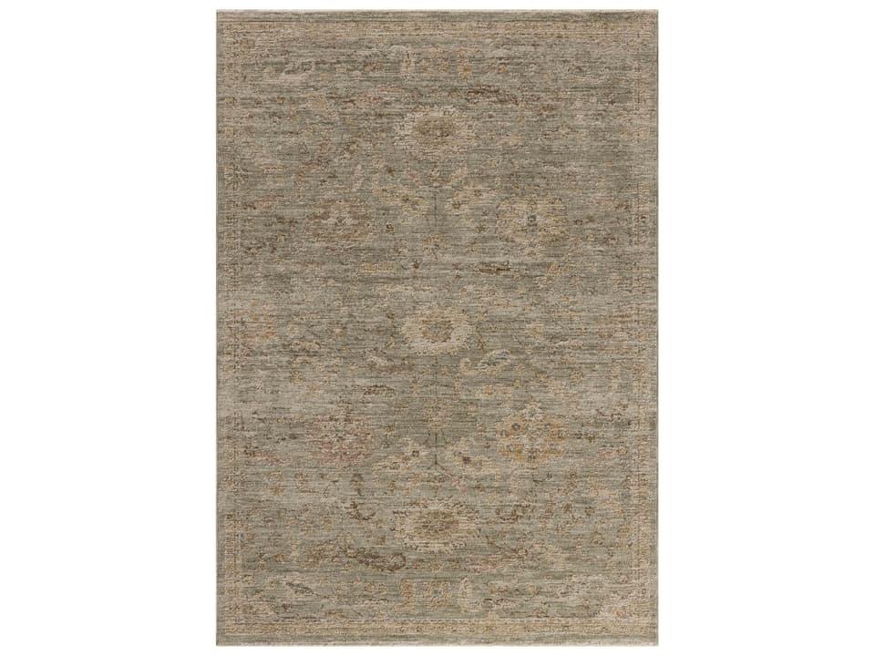 Willa Sage Multi Power-Loomed Area Rug with Traditional Motifs