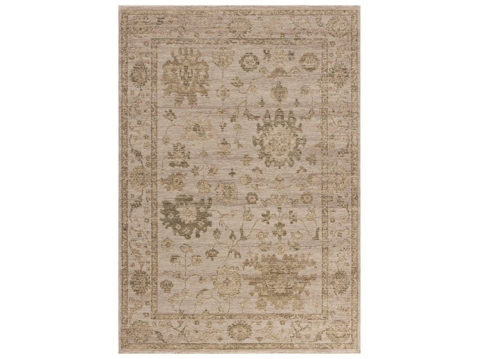 Willa Floral Area Rug in Dove Forest