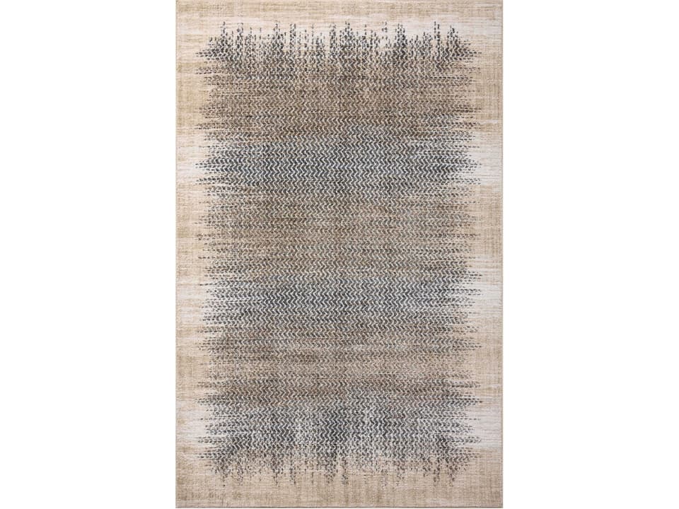 Wyatt Abstract Power Loomed Area Rug in Stone Beige
