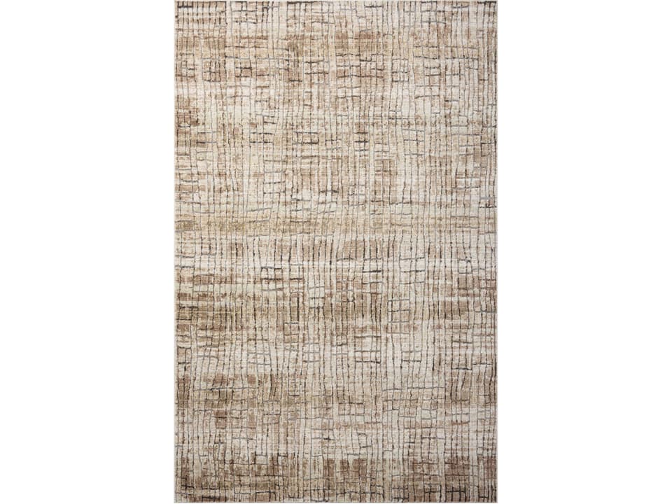 Wyatt Abstract Power-Loomed Area Rug with Distressed Style