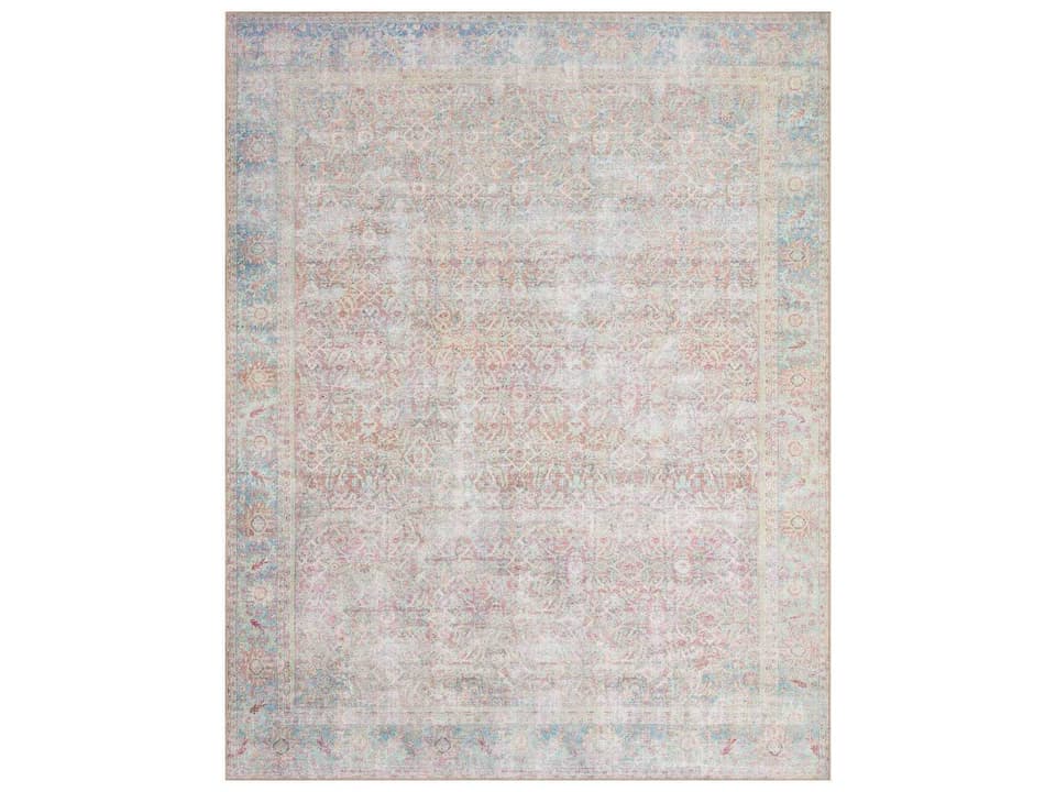 Wynter Bordered Runner Area Rug in Red and Teal