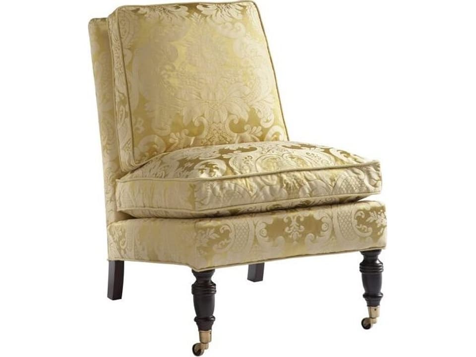 Lewiston Rolling Armless Accent Chair