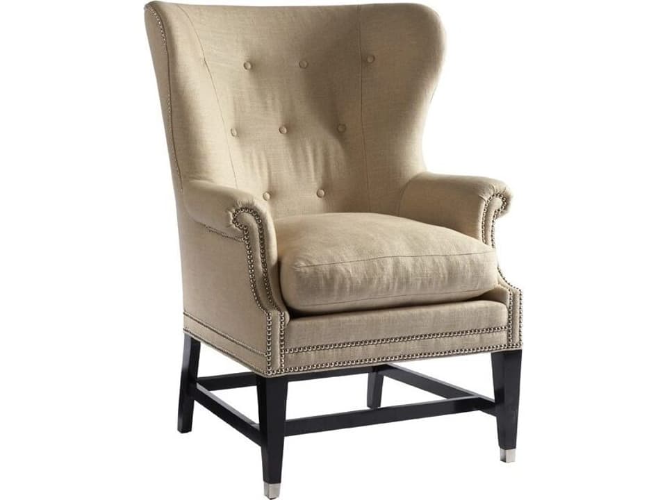 Farrington Upholstered Accent Chair with Nailhead Trim
