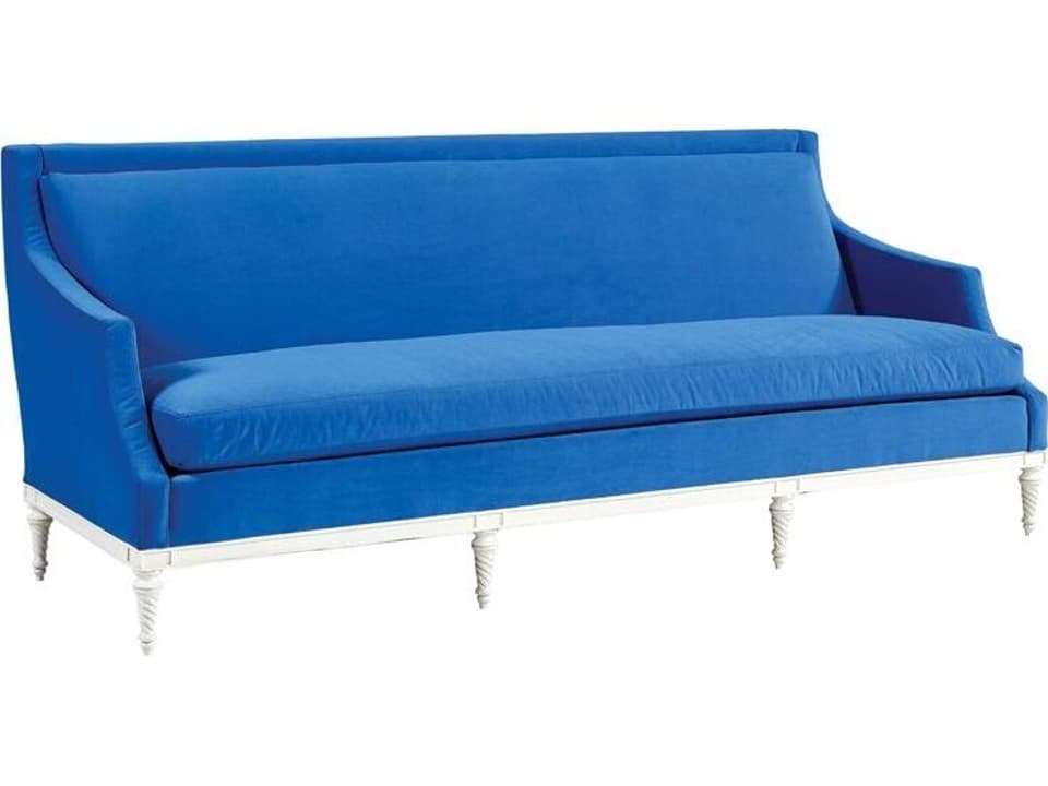 Josephine Upholstered 3-Seat Sofa with Wood Base