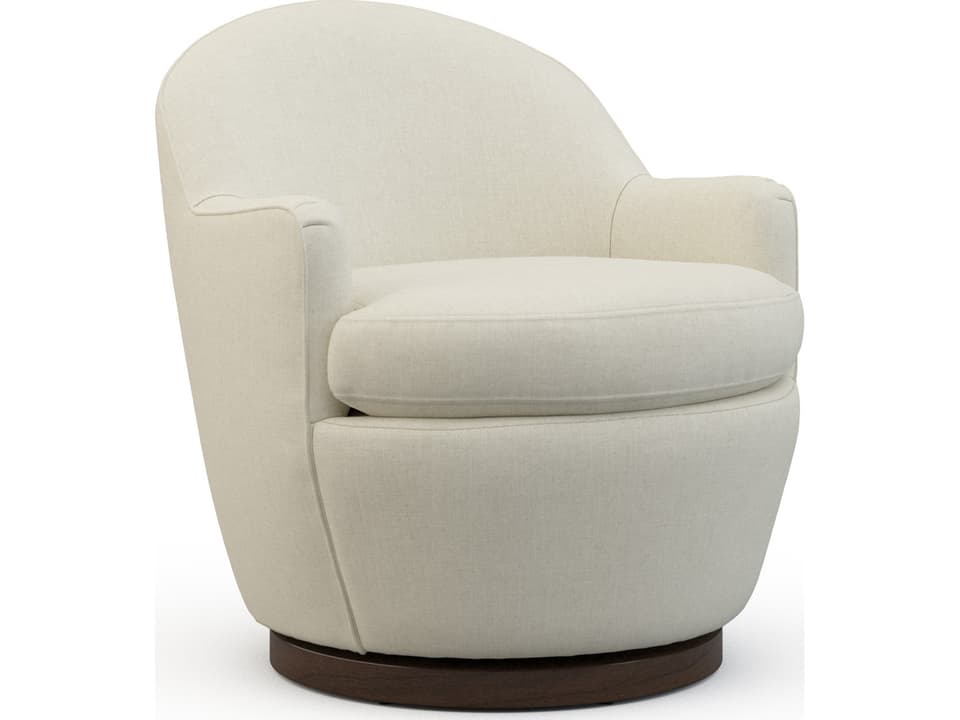 Modern Living Swivel Accent Chair in Fabric