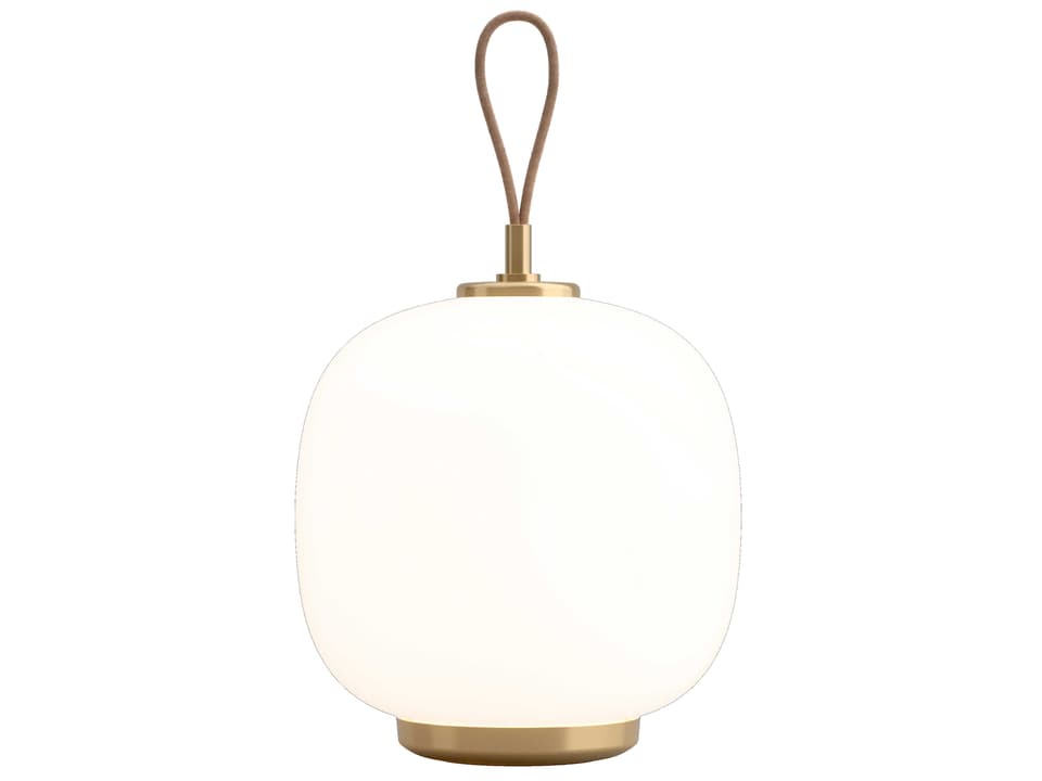 VL45 Radiohus Portable Lamp with Brass and Opal Glass