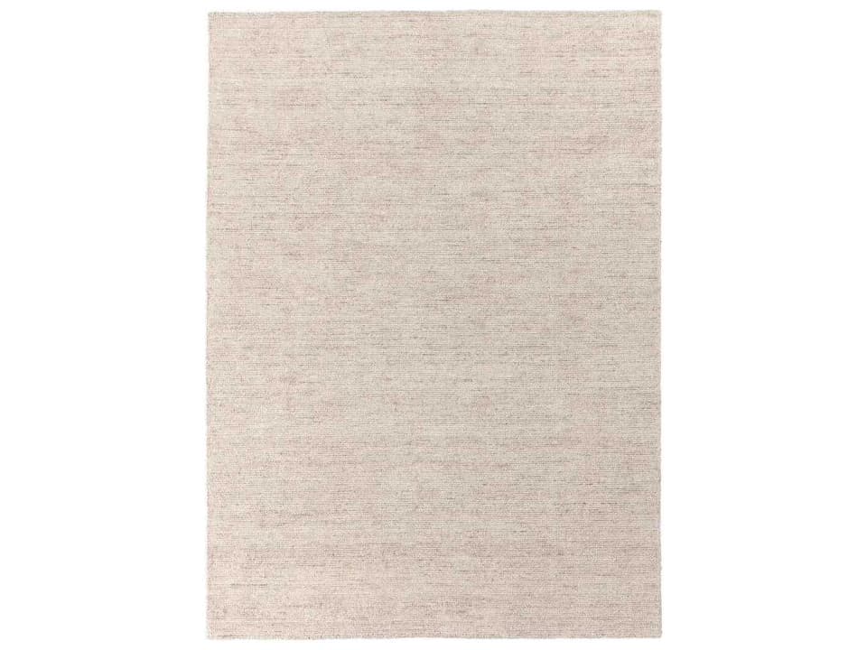 Oat Handwoven Wool and Bamboo Silk Area Rug