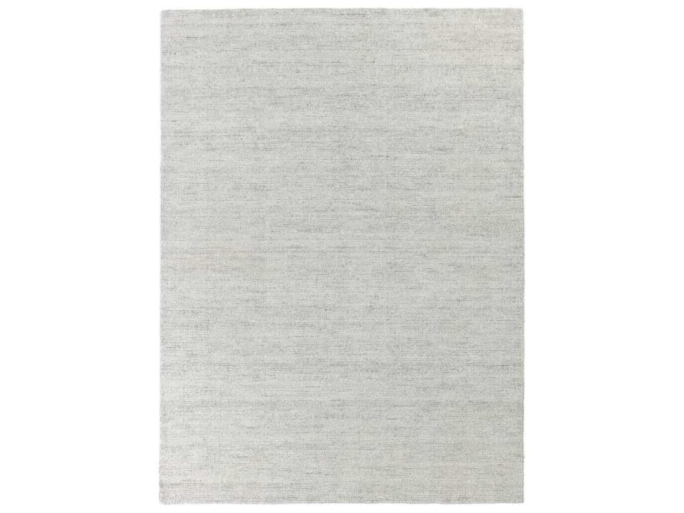 Oat Handwoven Area Rug with Wool and Bamboo Silk