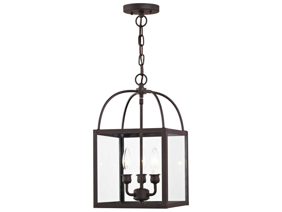 Milford 3-Light Convertible Pendant Ceiling Mount in Bronze