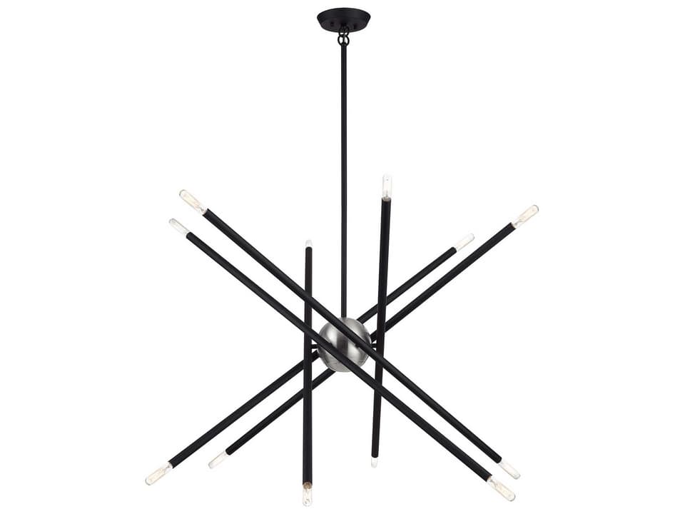 Soho 12-Light Black Chandelier
