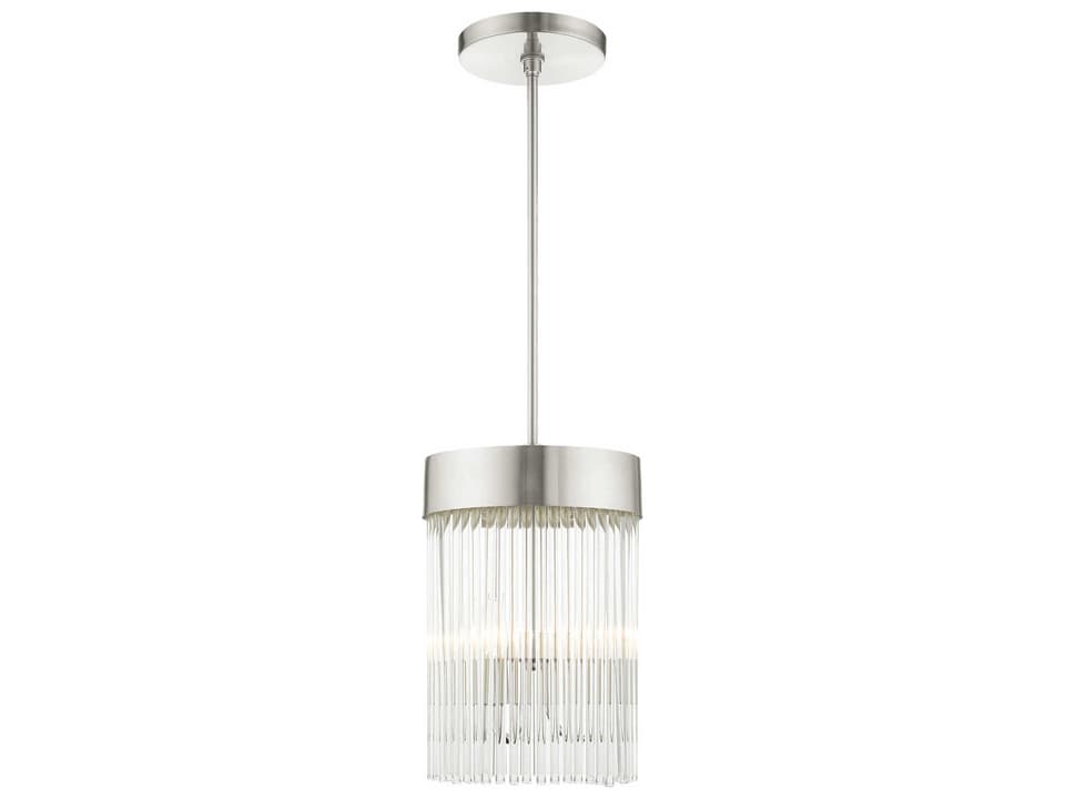 Norwich 3-Light Brushed Nickel Crystal Candelabra Chandelier