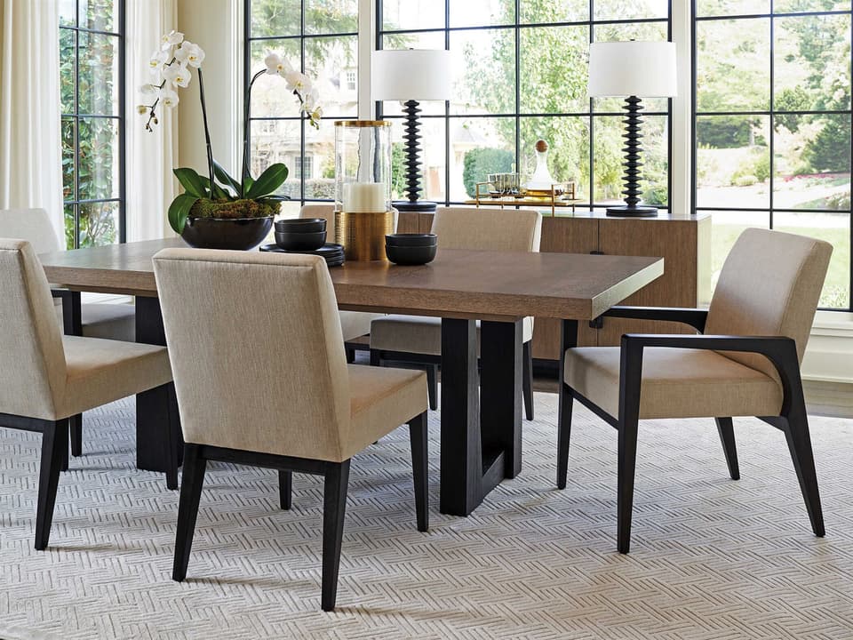 Zanzibar Oak Wood Dining Room Set