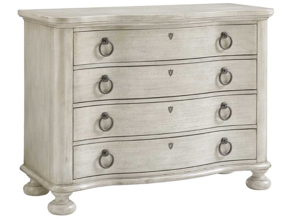 Oyster Bay Bridgeport 4-Drawer Bachelor's Chest in Distressed Oyster Finish