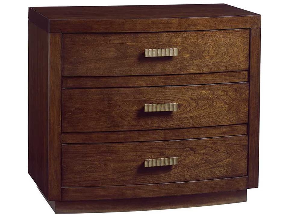 Laurel Canyon Verdes 3-Drawer Nightstand in Warm Mocha Finish