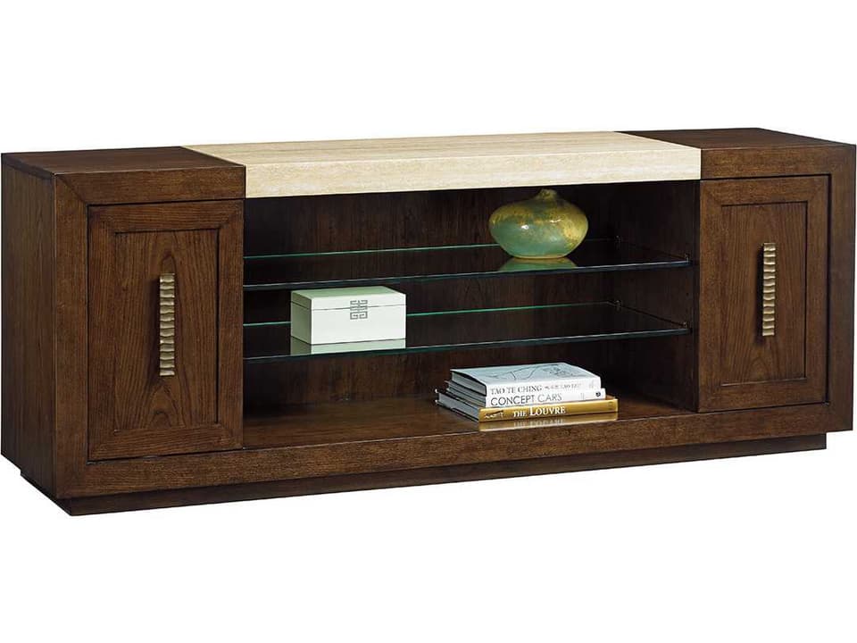 Laurel Canyon Malibu Vista 74-Inch Media Console in Mocha Cherry
