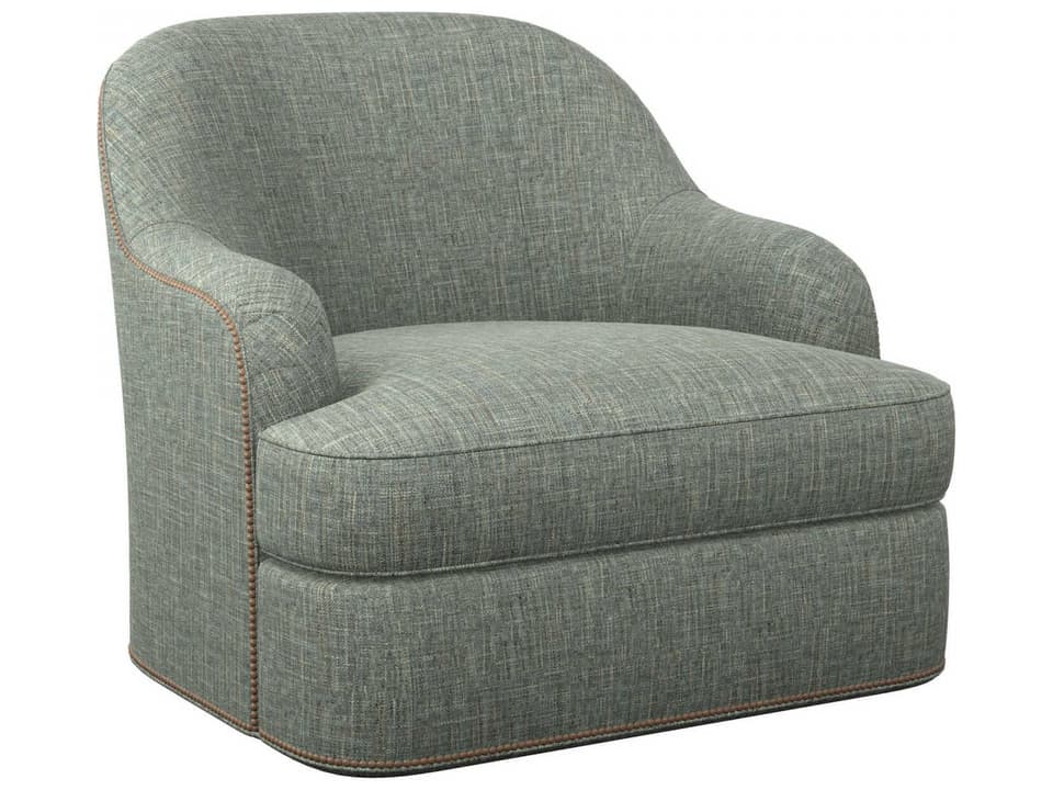 Furniture Alta Vista Swivel Accent Chair with Tight Back and Ultra Down Cushion