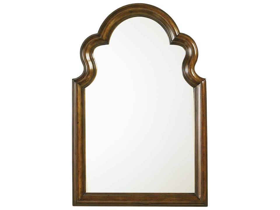 Saybrook Vertical Mirror in Autumn Brown Rustic Cherry