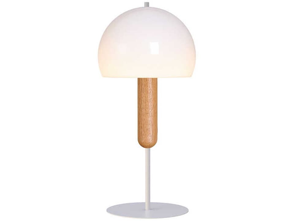 Mad White Polycarbonate Table Lamp with Modern Nordic Style