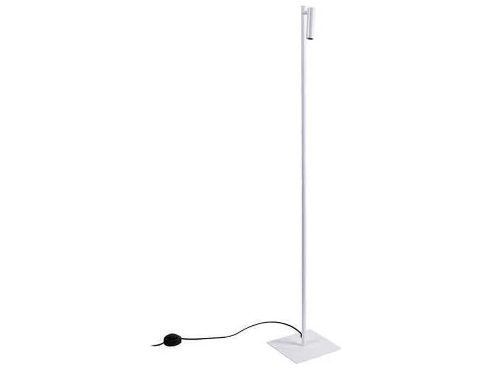 Manhattan LED Floor Lamp in Textured Matt White