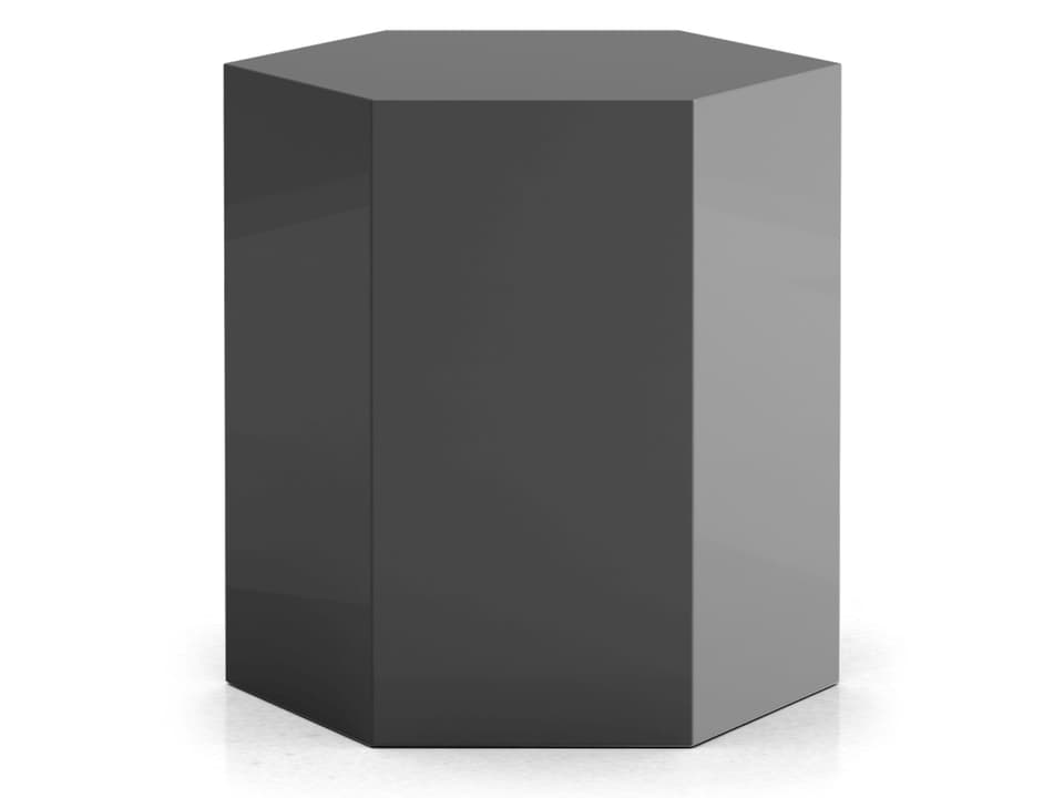 Luxcor Modluxe Hawes Occasional Table Glossy Chateau Gray / 14 in. Height