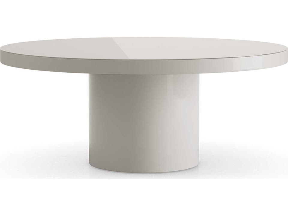 Modluxe Daventry Round Dining Table Glossy Chateau Gray
