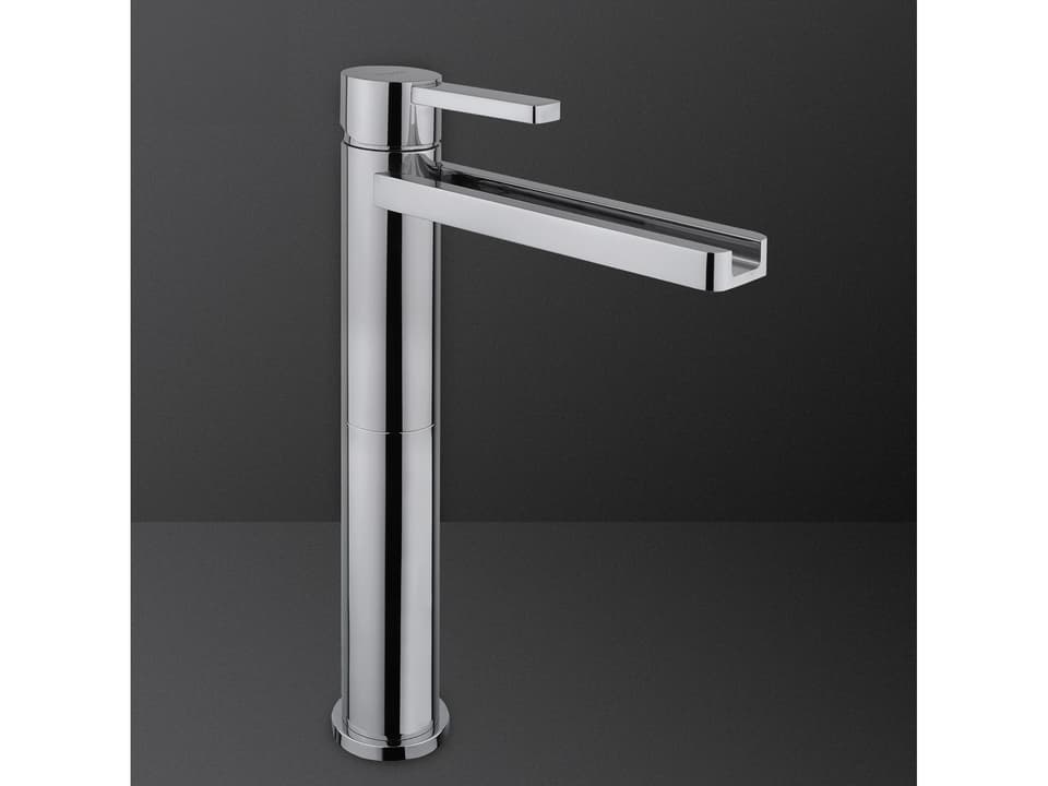 Nobilezza Single Hole Waterfall Bathroom Faucet in Polished Chrome