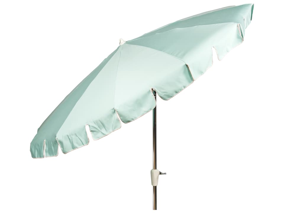 Standard Conventional Aluminum Outdoor Patio Umbrella with Push Button Tilt and Crank Lift
