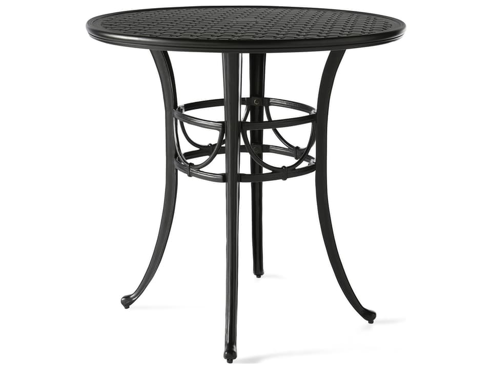 Napa 9000 Series 42-Inch Round Cast Aluminum Bar Table Umbrella Hole