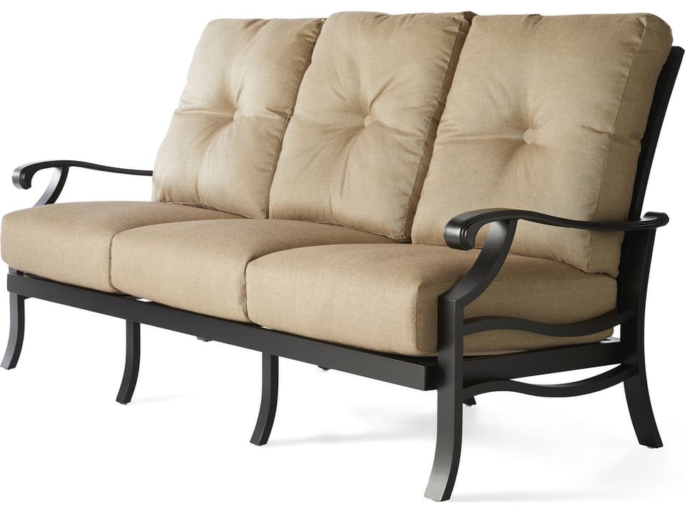 Anthem 3-Seat Outdoor Standard Sofa in Cast Aluminum