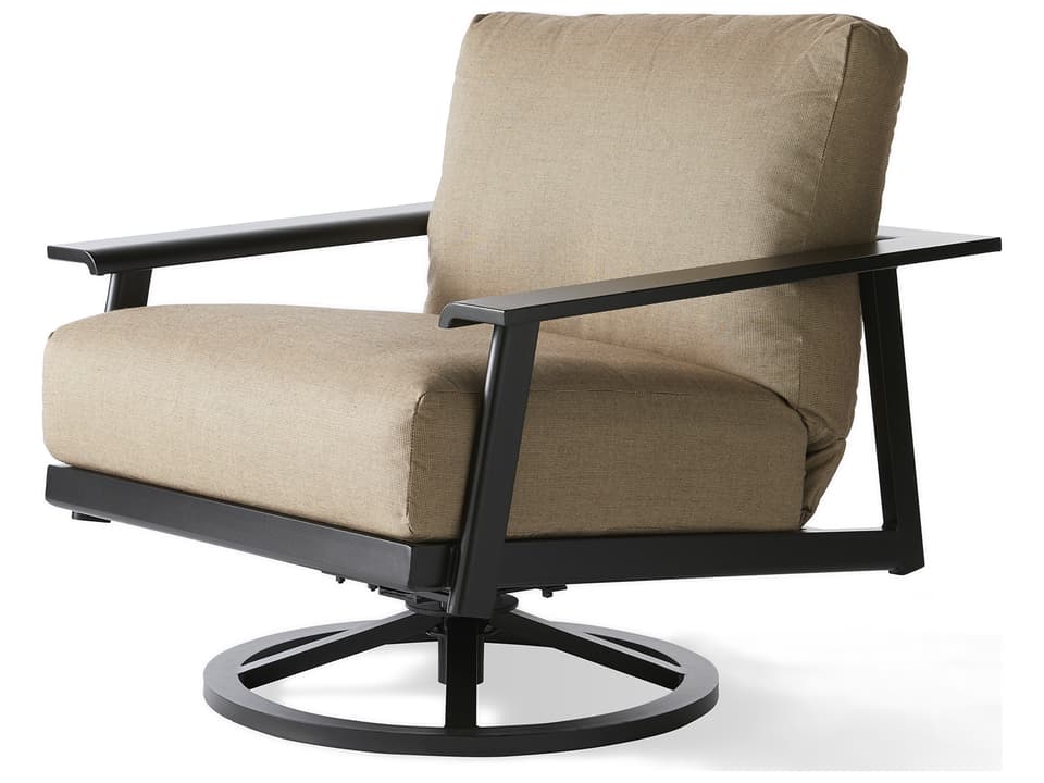洋楽 Malan Thomsen - Malan Mallin Georgetown Cushion Aluminum Swivel Rocking Lounge Chair