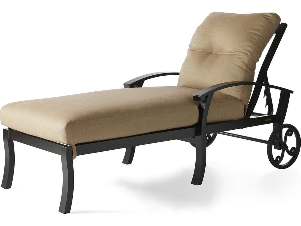 Georgetown Cushion Aluminum Adjustable Chaise Lounge