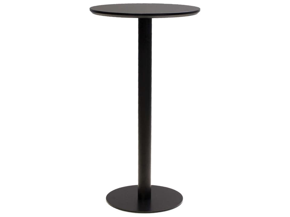 Half Pint Round Bar Table in Black