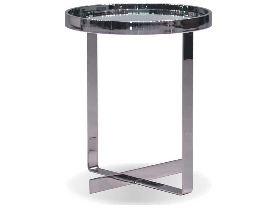Tatlow Round Glass End Table