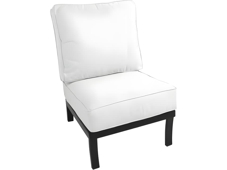 Maddux Wrought Iron Modular Outdoor Lounge Chair